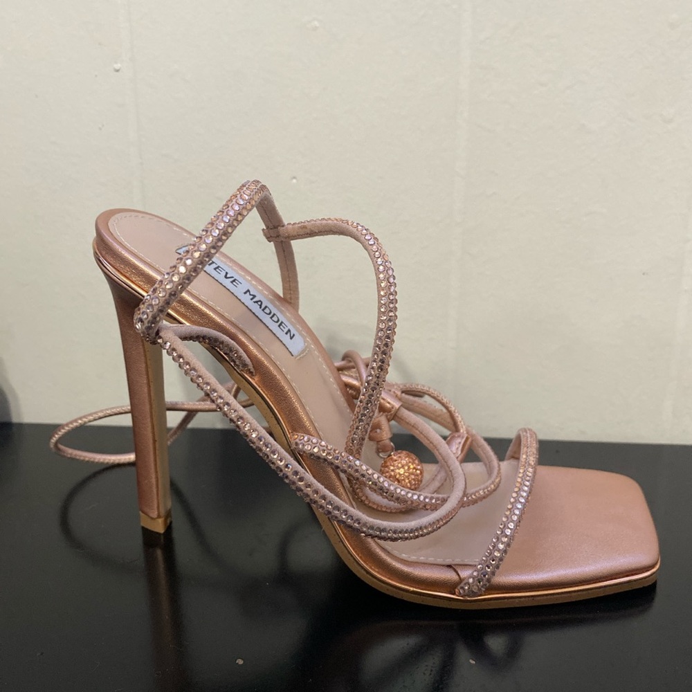 Steve Madden Unveil Rose Gold Stiletto Heels